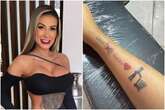 Andressa Urach oculta tatuagem que fez para o ex-namorado Cassiano: 'Cassi Outro'