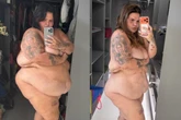 Após perder 101 kg, Thaís Carla foca em ganho de massa muscular para realizar cirurgia de remoção de pele: ‘Muito orgulhosa de mim’