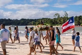 Romaria e noites de festa: Como Boipeba parou por 10 dias em celebração que atrai turistas do mundo todo