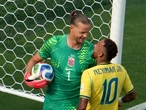 Goleiro norueguês fala de briga com Neymar: 'Queria entrar na cabeça dele'
