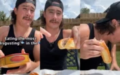 VÍDEO: Influenciador prova 'a comida mais fedorenta do mundo' e passa mal ao vivo