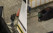 Moradores flagram pessoas armadas com fuzis após tiroteio em Salvador