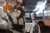 Suspeito tenta roubar ônibus em Salvador e é espancado por passageiros