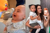 Bruna Biancardi encanta com web com foto da filha caçula, Mel, de três meses