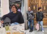 Filho de Vladimir Brichta e Adriana Esteves chama atenção em viagem com pai na Espanha