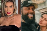 VÍDEO: Andressa Urach aparece aos beijos com Nego Di e esposa