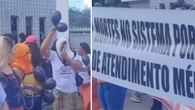 Protesto é realizado em frente ao Complexo da Mata Escura após morte de detento