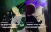 Lucas Lima posta vídeo raríssimo do filho com Sandy e mostra Theo curtindo show do System Of A Down