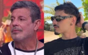 Alexandre Frota ignora filho mais velho em homenagem na Globo