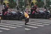 Novo vídeo mostra Gato Preto subindo em Porsche destruída e brigando com vítima