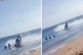 Banhista é atropelada por jet ski em praia de Salvador