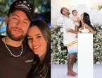 Esposa de Neymar exibe novos detalhes do chá revelação da 2ª filha; veja fotos