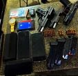 Foragidos são presos com pistolas, munições e drogas em Santo Antônio de Jesus