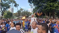 2 de Julho: chegada do Caboclo e da Cabocla encerra desfile cívico no Largo do Campo Grande