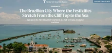 Salvador no New York Times: chef, artistas e músico indicam seus lugares favoritos a jornal
