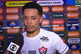 Matheuzinho analisa mais uma derrota do Vitória fora de casa: 'Faltou ficar mais com a bola'