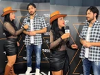 Jornalista fica nervosa e confunde Gustavo Mioto com Murilo Huff em entrevista