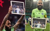 Quem é o homenageado em quadro erguido por Danilo Fernandes no título da Copa do Nordeste?
