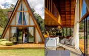 Como é a cabana luxuosa de Yanna Lavigne e Bruno Gissoni cercada por montanhas e natureza em Minas Gerais