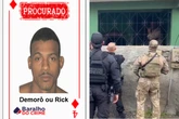 Traficante do Baralho do Crime é preso após fazer companheira e filhos reféns na Bahia