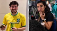 Influenciador compra R$ 7 mil em figurinhas da Copa e reação de funcionária de banca viraliza na web