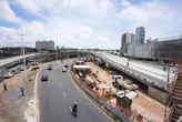 Obras do viaduto em frente ao Shopping da Bahia chegam a 86%; veja prazo de entrega