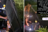 Carro com cantor Oh Polêmico capota na BR-324: “Grande livramento”