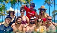 Elenco de ‘Sandy & Jr.’ comemora 25 anos da série em Costa do Sauipe