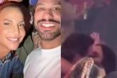 Ivete Sangalo e empresário Tiago Maia são flagrados aos beijos em show de Belo