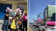 Amigos fazem buzinaço para celebrar última sessão de quimioterapia de dentista em Salvador