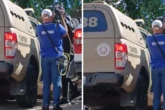 Cinegrafista da TV é agredido por PM durante operação em Salvador