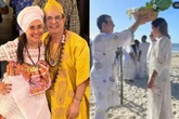 Alessandra Negrini mergulha na cultura baiana e visita terreiro de candomblé durante temporada em Salvador