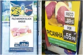 Alvo do MP, açougue anti-PT troca cartaz por nova mensagem: 'Ladrão não é bem-vindo'