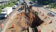 Dnit declara situação de emergência em trecho da BR-324 na Bahia após problema na pista