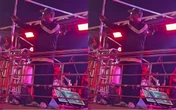 Márcio Victor perde a paciência após ser atingido por gelo durante show na Bahia