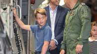 Prinz George Jungfernflug kurz vor Schulbeginn