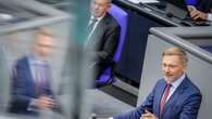 Bundestag: Finanzminister Lindner: Haushalt war 