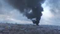 Video: Ukraine: Öllager in Donezk getroffen