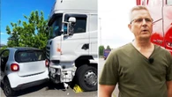 LKW-Fahrer drängt Fahrzeug ab und rettet Menschenleben