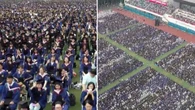 Eineinhalb Jahre später: Ohne Masken und Abstand – 11.000 Studenten feiern Abschluss in Wuhan