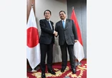 「脱炭素、協力強化で一致」＝インドネシア訪問で岸田前首相