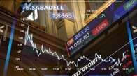 BBVA, Sabadell y Santander caen un 5% en bolsa