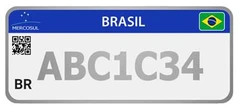 Quais são e pra quê servem as cores das placas padrão Mercosul?