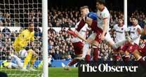 O’Brien rescues late point for Everton against West Ham after Soucek opener