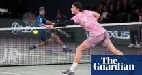 Jack Draper runs out of steam at Paris Masters as De Minaur wins three-setter