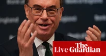 UK must rebuild trade relationship with EU, says BoE boss; China-US shipments slump – business live