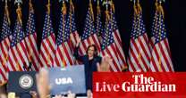 Trump to turn fire on Harris in his first rally since Biden dropped out of race – US elections live