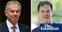 Tony Blair and Nick Clegg hosted dinner giving tech bosses access to UK minister