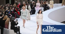 Chanel realigns its logo with bridging catwalk at show focused on timeless skirt suit
