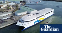 ‘World’s largest’ electric ship measuring 130m launched by Tasmanian boat builder